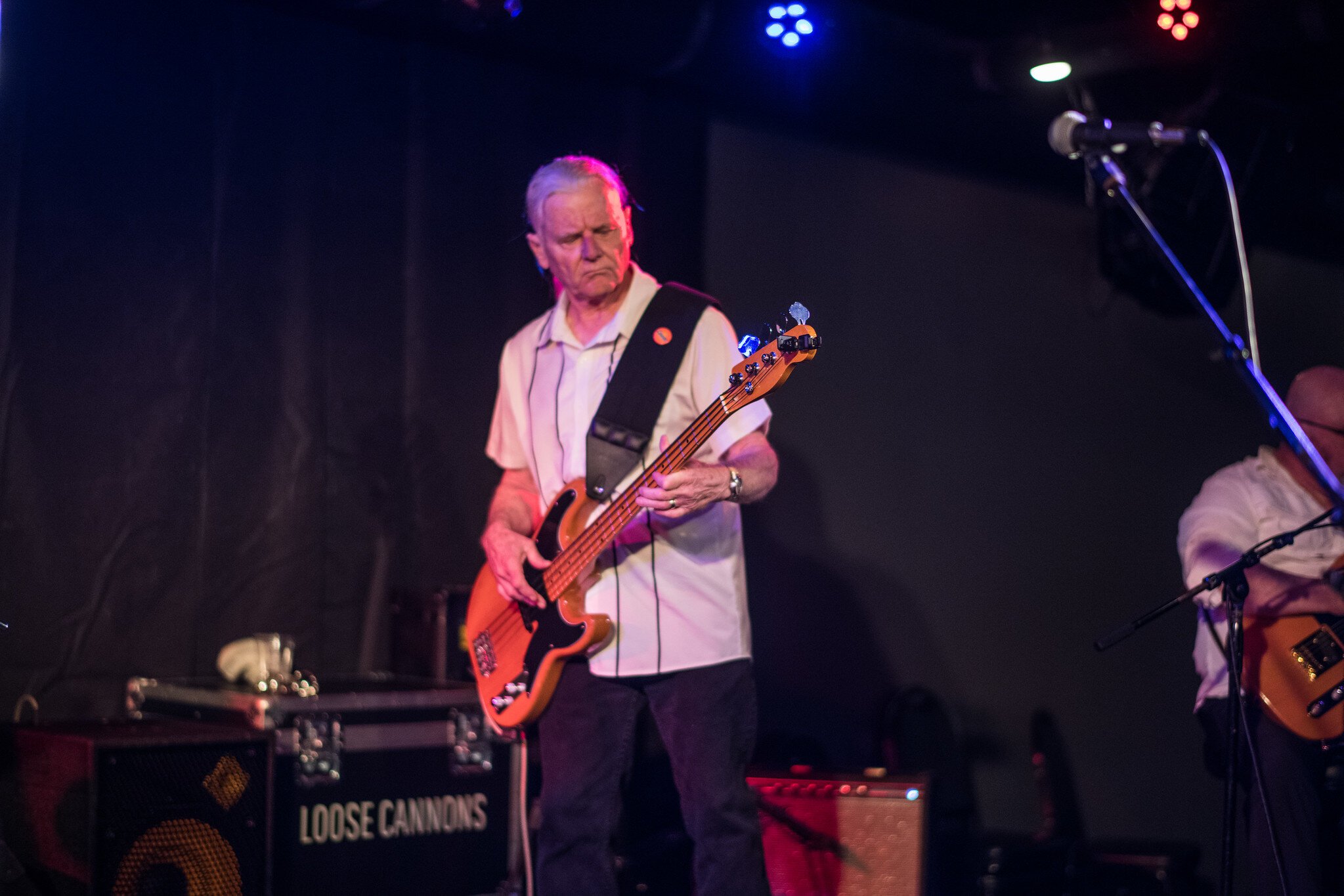 Bassist Craig Vestal of Duke and the Loose Cannons