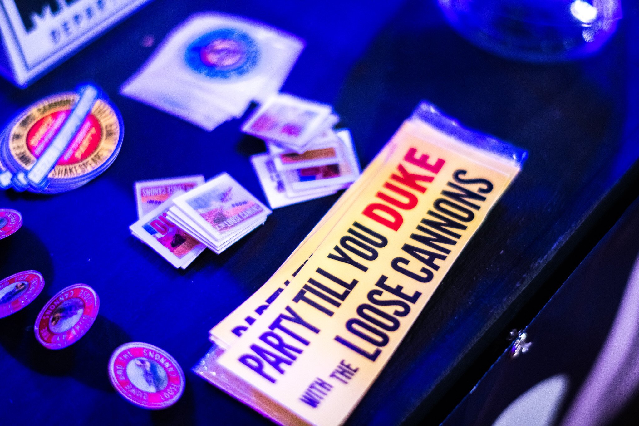 Duke and the Loose Cannons play a mixture of jazz, blues, Motown, soul, and rock and roll.