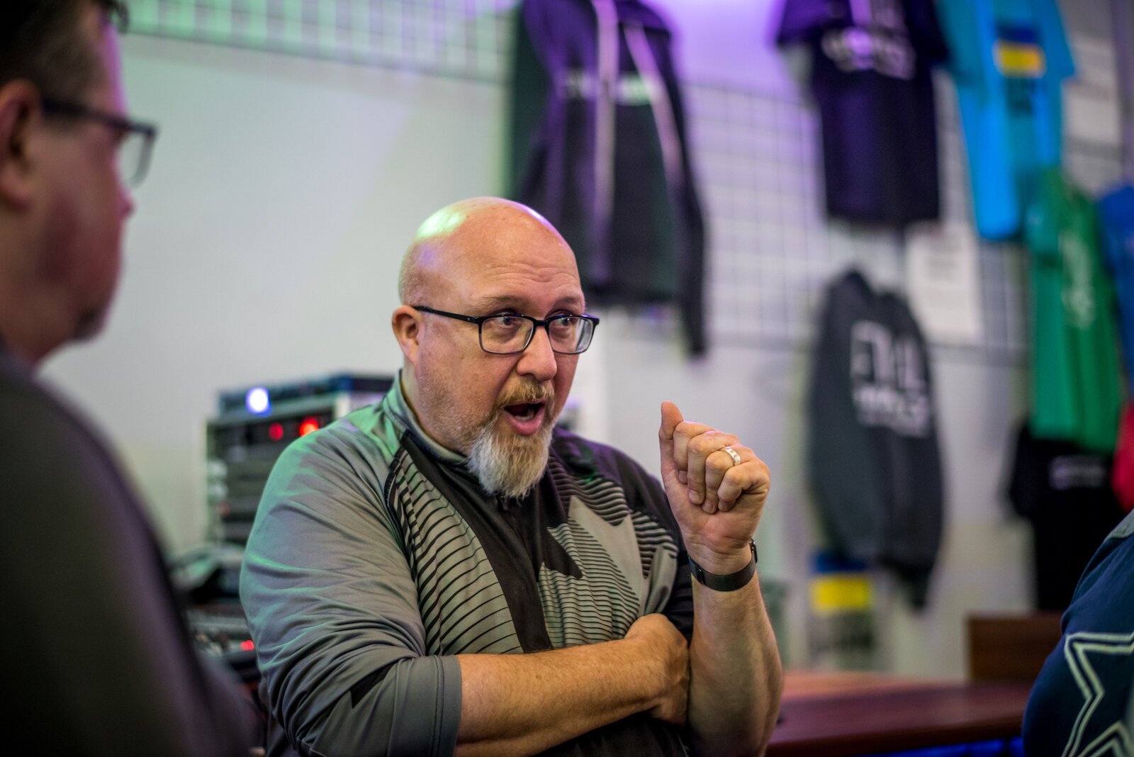 Jason Hall, Kalamazoo Curling Club co-founder and "Canadienvious" participant.