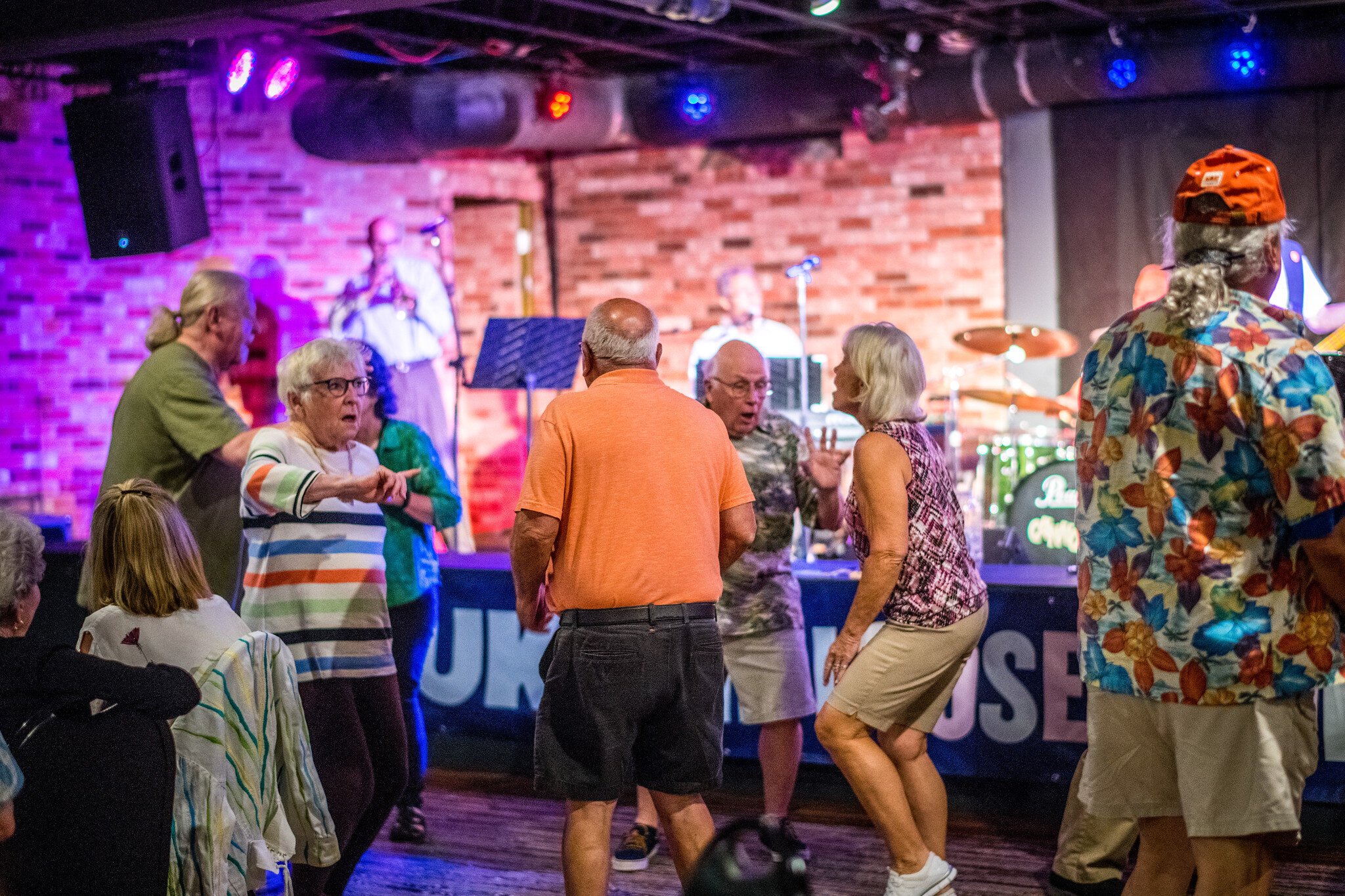 Rockin' till they drop at the Geezer Happy Hour
