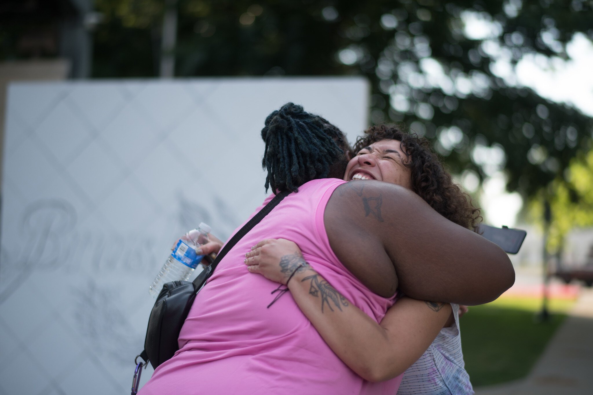 Brush the Block muralists were announced to the public on Friday, July 11 at Bronson Park.