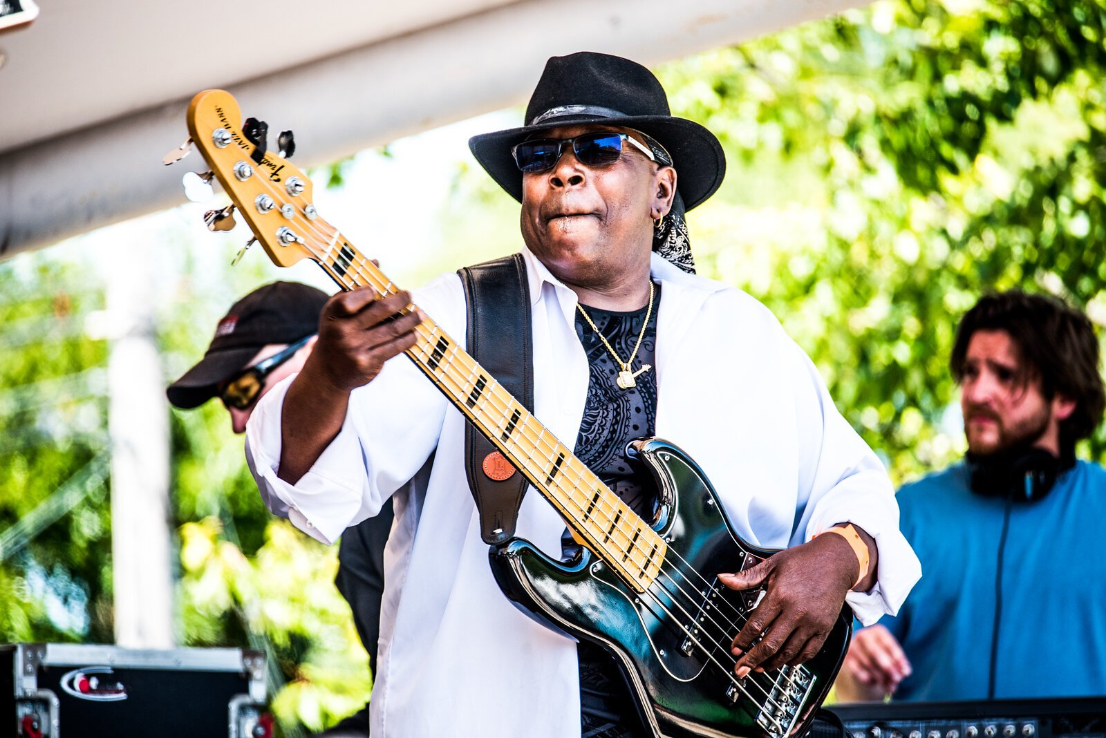 The JR Clark Band performed at this year's Kalamazoo Blues Fest.