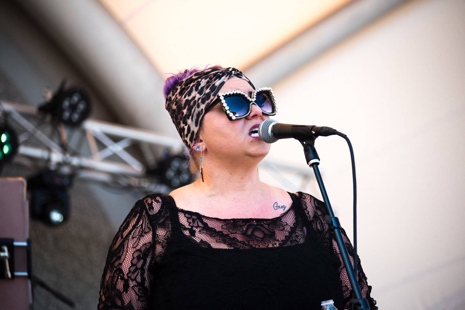 Mandalyn and the Hunters performed at this year's Blues Fest.