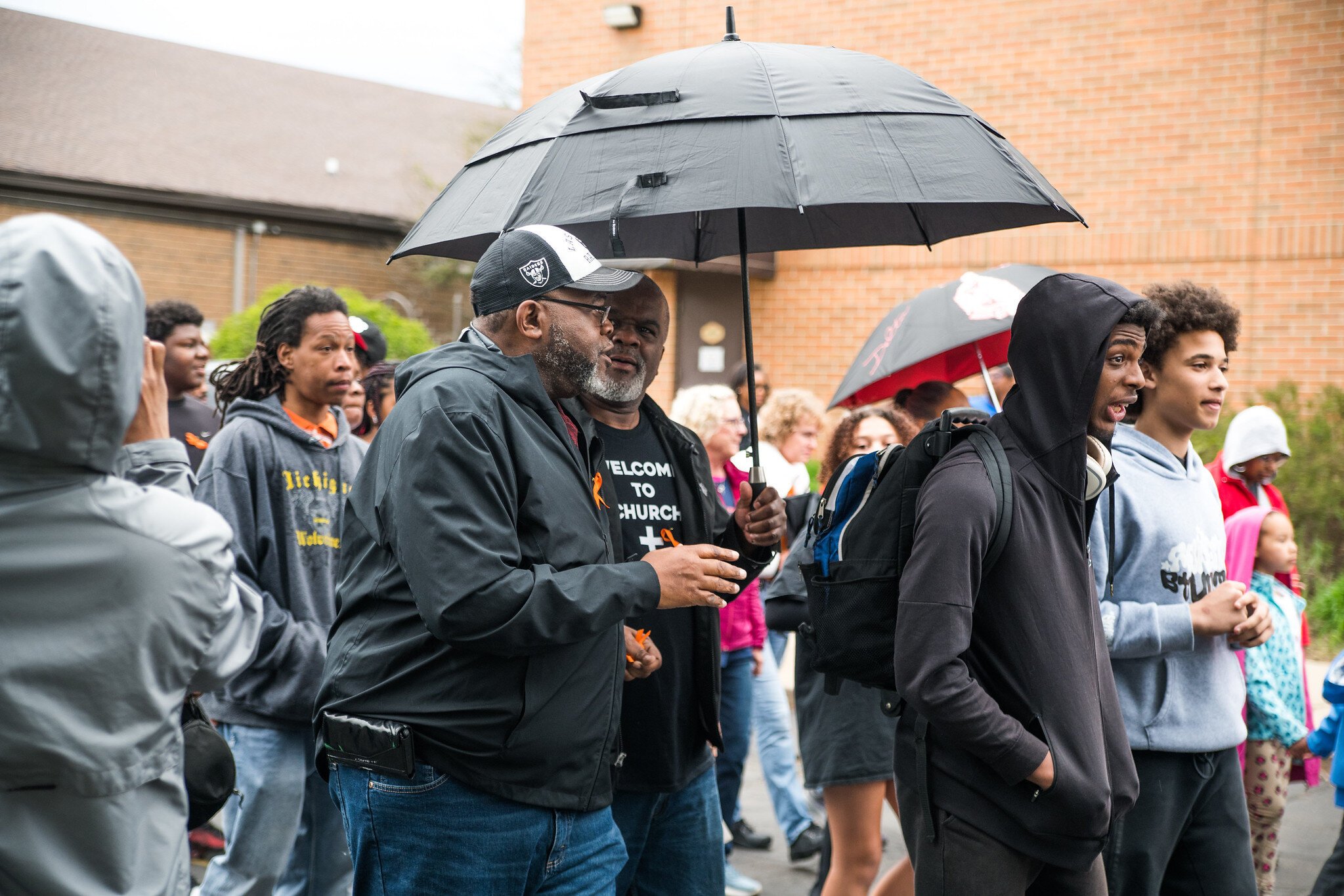 Over 200 people showed up for the Dominion Walk to end gun violence on April 30, 2025.