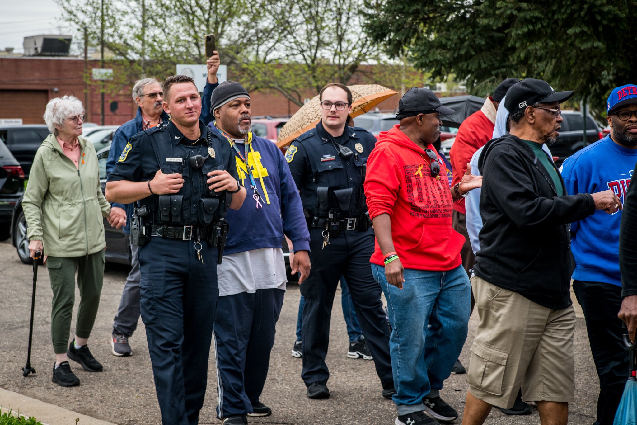 Over 200 people showed up for the Dominion Walk to end gun violence on April 30, 2025.