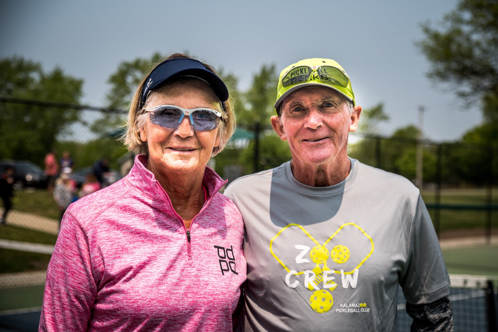 Yvonne and Jim Hackenbberg are national pickleball champions.