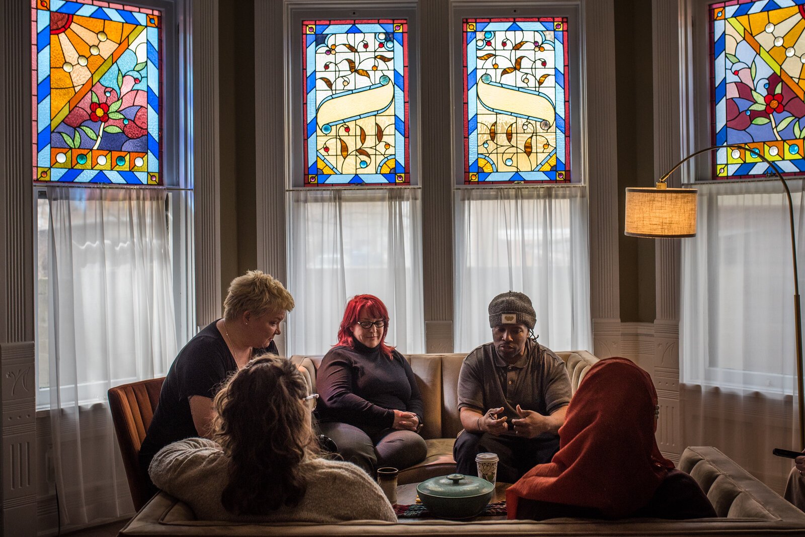 The members of Kalamazoo Housing Advocates works together to help those who are in survival mode as they seek housing. 
