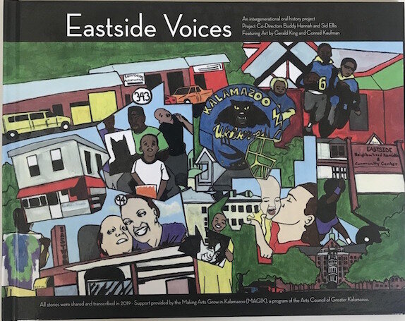 Artwork in the Eastside Sunrise Plaza will include pieces by artist Gerald King, who also did illustrations for Eastside Voices, a 2019 project that compiled interviews with several generations of area residents into book and video form.