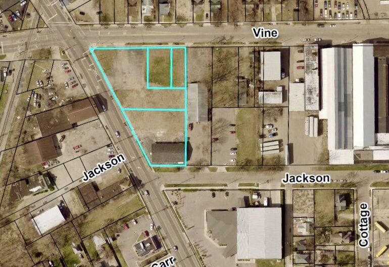 The location of the planned new facility for the Boys & Girls Club of Greater Kalamazoo.