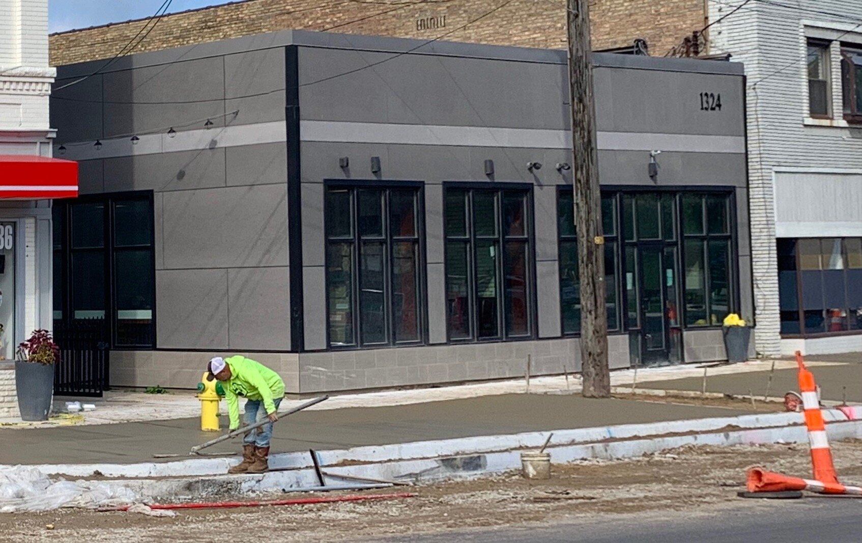 Road, sidewalk and sewer reconstruction along Portage Street this summer has made travel tough through the Washington Square area of the Edison Neighborhood.