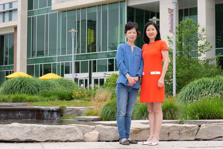 Principal Elaine Lui works in partnership with Mei Lin, the vice principal, at the Kalamazoo Chinese Academy.