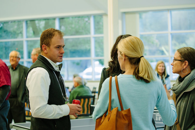 Nearly 300 people turned out to see the new tech center 