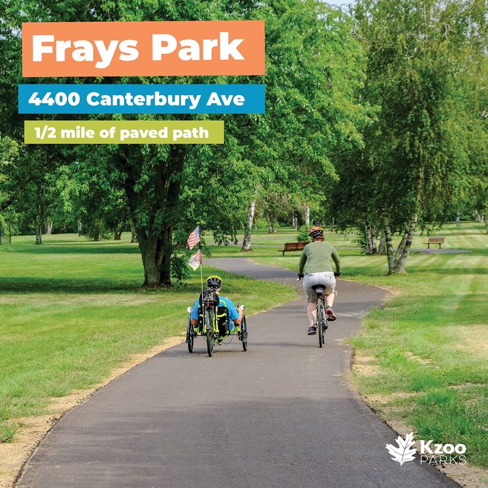 Frays Park is In the northwest corner of the city.