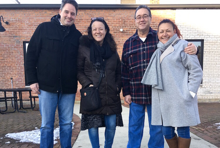 The new restaurant, to be called Frida’s, will be located at 1319 Portage St. It will be owned by, from left, Thierry Hazes, Aurora Gurdillo, Hilda De La Rosa and Fernando Aguirre.