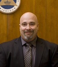 Calhoun County Board Chairman Steve Frisbie