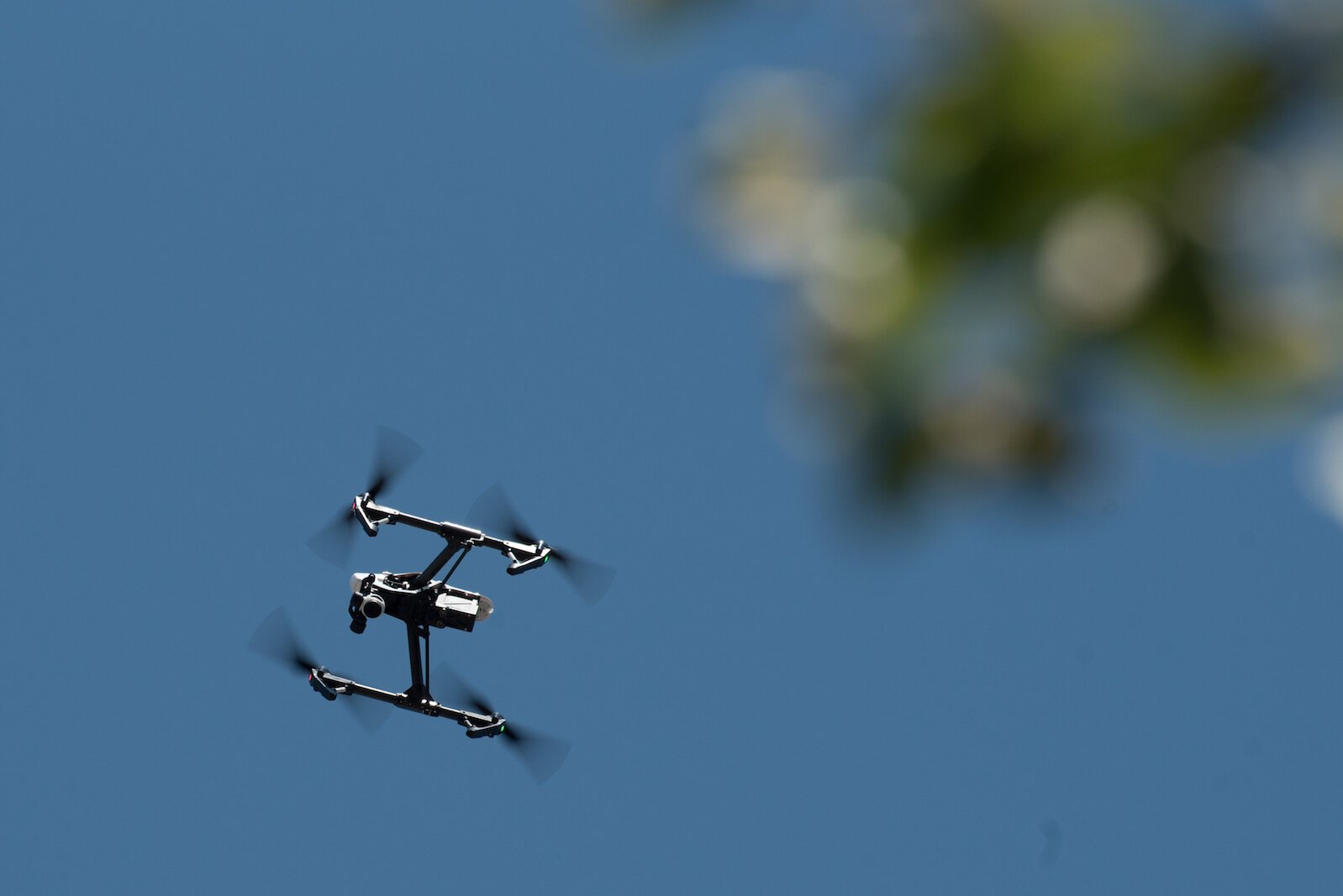 A drone overhead captures an overhead shoto of the Black Lives Matter mural on Rose Street, between Lovell and South streets painted on Friday afternoon.