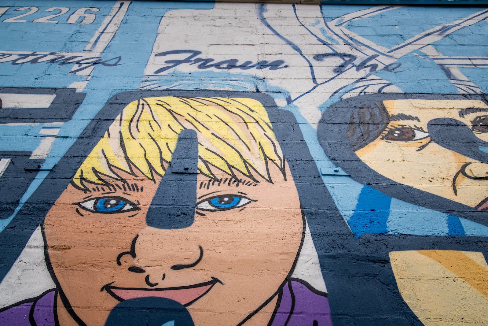 Artist and muralist Patrick Hershberger says, "When I saw this building, personally, it was four blank canvasses But I want those canvasses to be community-oriented." 