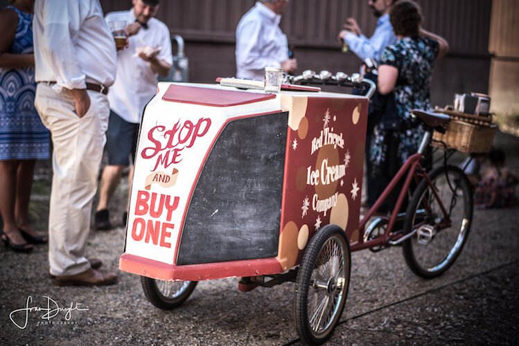  Ken Quayle, owner of  Red Tricycle Ice Cream, started his business in Madison, Wisc., and later revived it after moving to Kalamazoo's Vine.