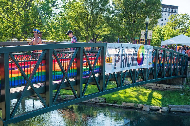 Kalamazoo Pride takes place in June.