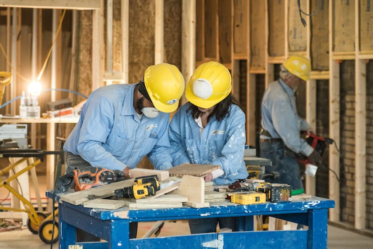 The mission of KPEP’s building trades program is to give people who have been in corrections an opportunity to gain skills in a field in which they may want to work.