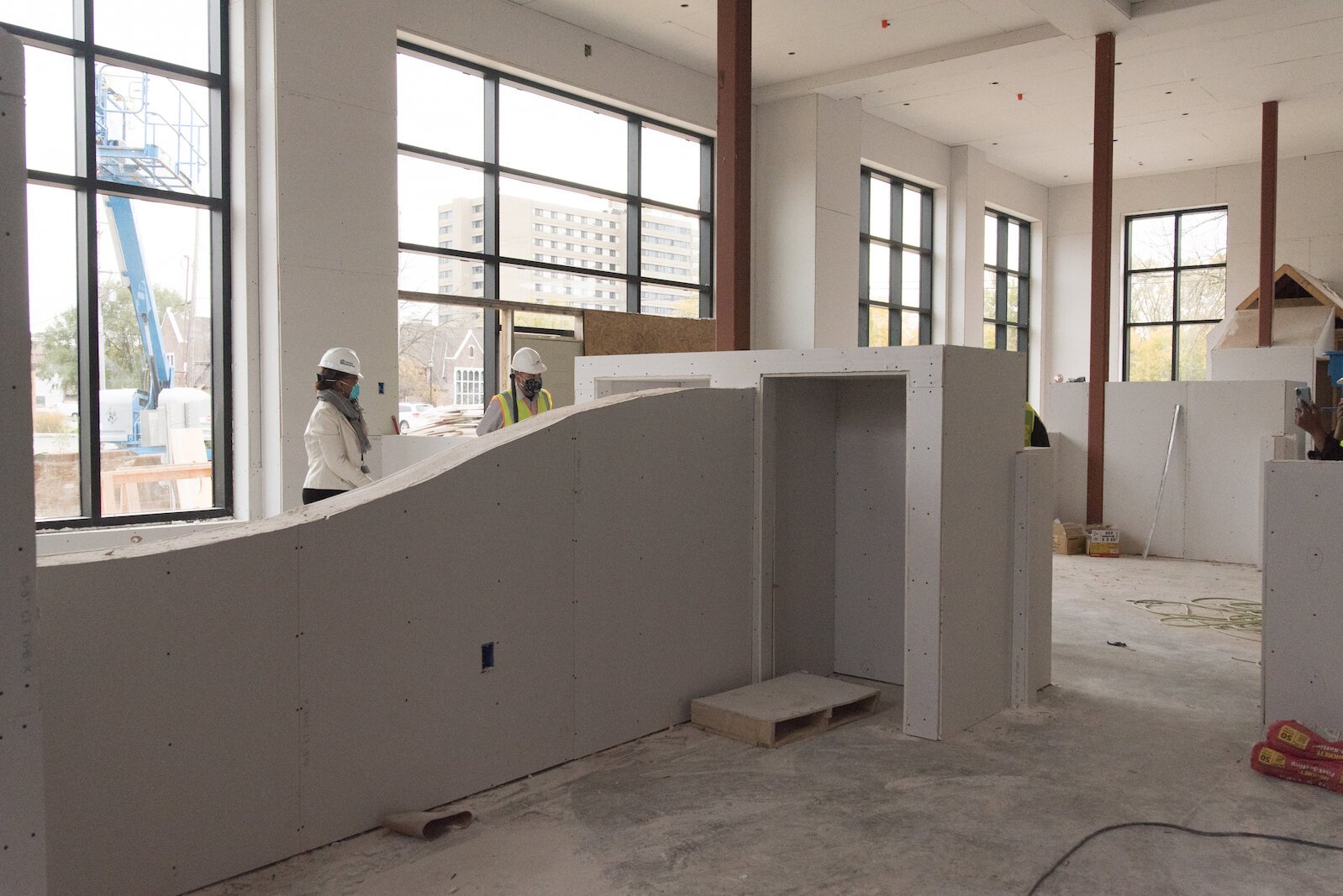 The YWCA Edison Children’s Center on Tuesday, Oct. 20, 2020. The 24-hour early learning center will use about 7,000 square feet of space on the ground- and mezzanine levels of The Creamery building on Portage Street at Lake Street.
