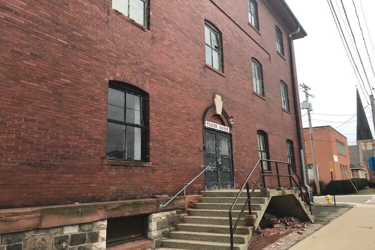 The Van Buren Street entrance to the Tiger Room. A $4 million renovation of the building will convert it into an Accelerator for food businesses.