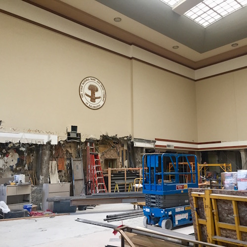 Work in progress at Peregrine 100