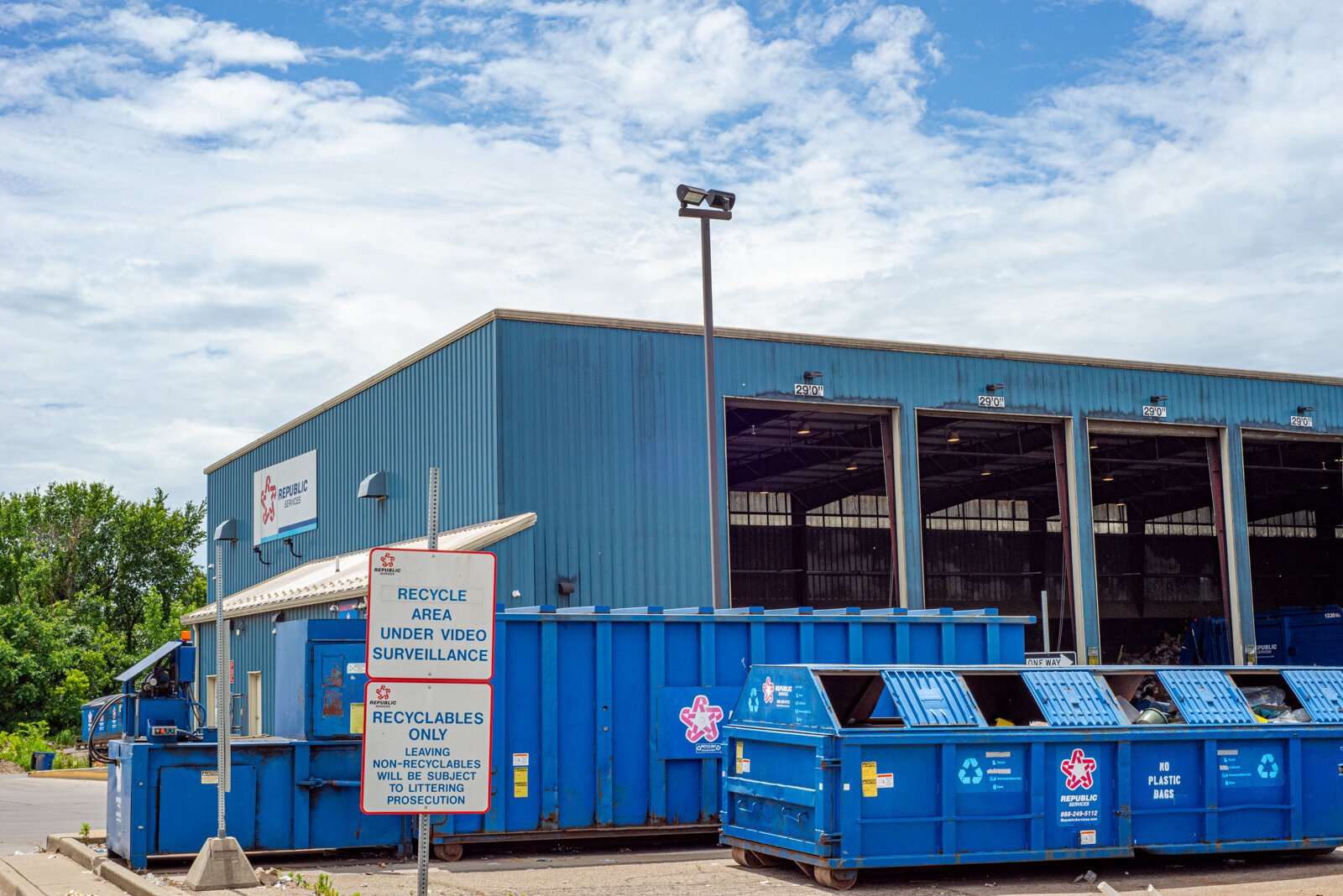 Republic Services' transfer station on Gembit Circle