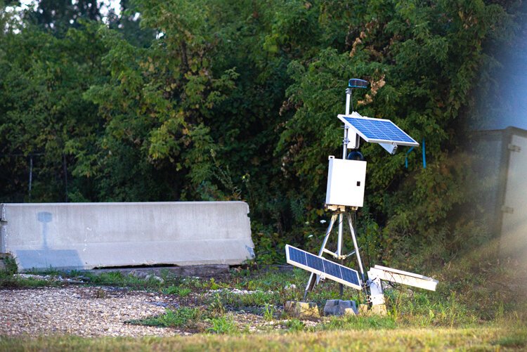 An Envirosuite air quality monitor located near Krom and Prouty Park on the Northside.