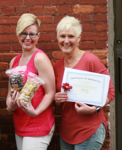 Graduation from the Can-Do Kitchen for Denise and Kara Steely 