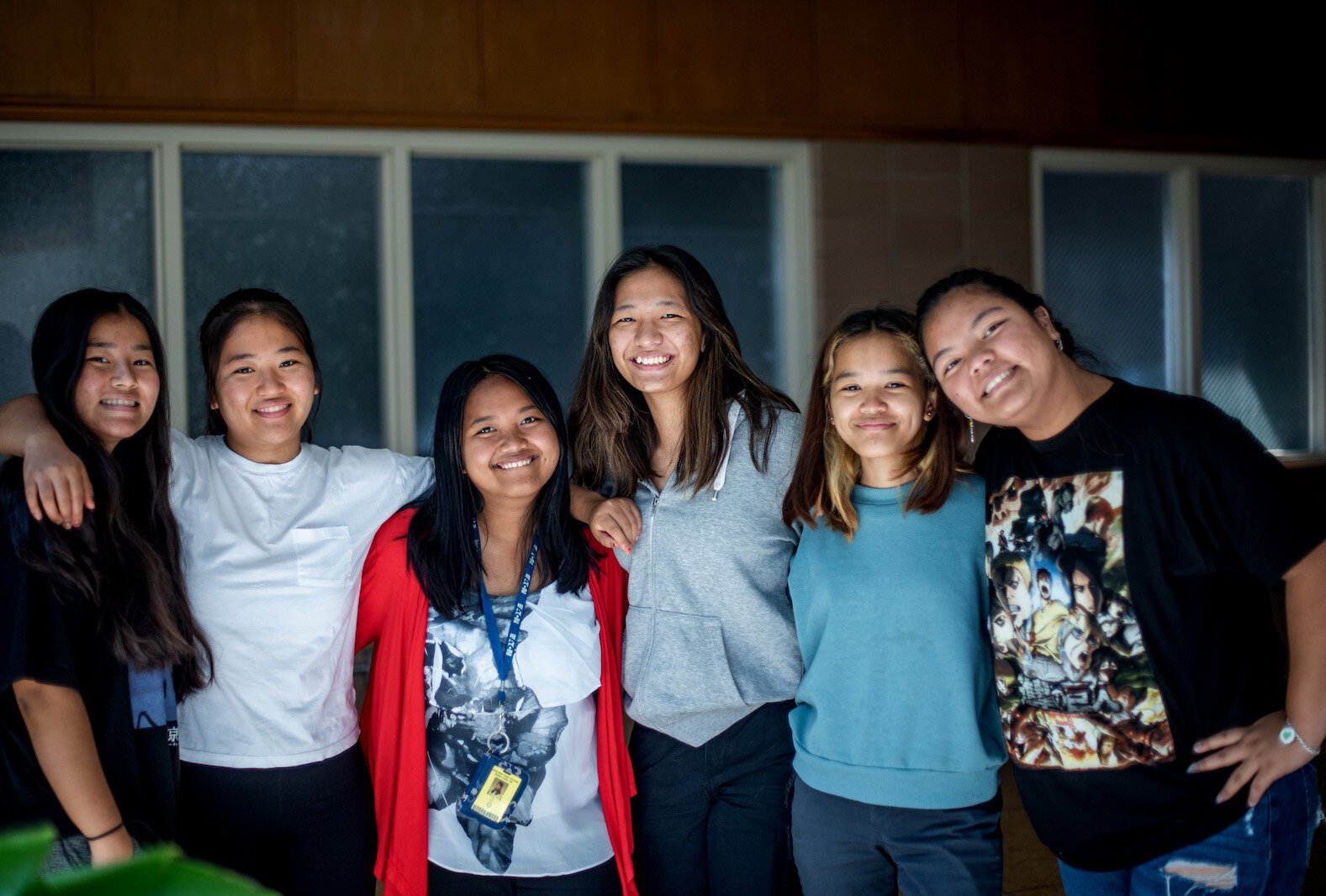 Youth participating in programming at the Burma Center in Battle Creek.