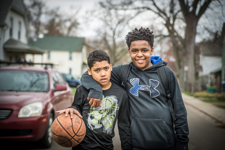 Jaamal and Harlem. Photo by Fran Dwight