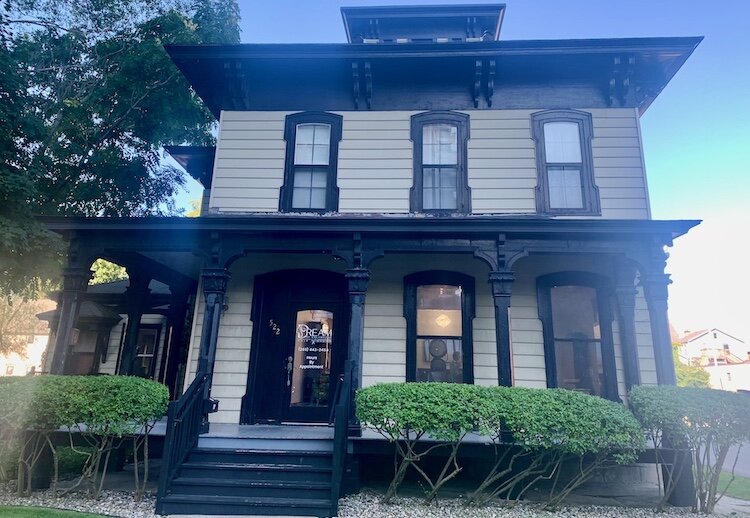 The Dream of Kalamazoo hair salon at 522 S. Burdick St. In downtown Kalamazoo is the starting point of a nonprofit foundation that provides free hair cuts and styles to children in cross-cultural families.