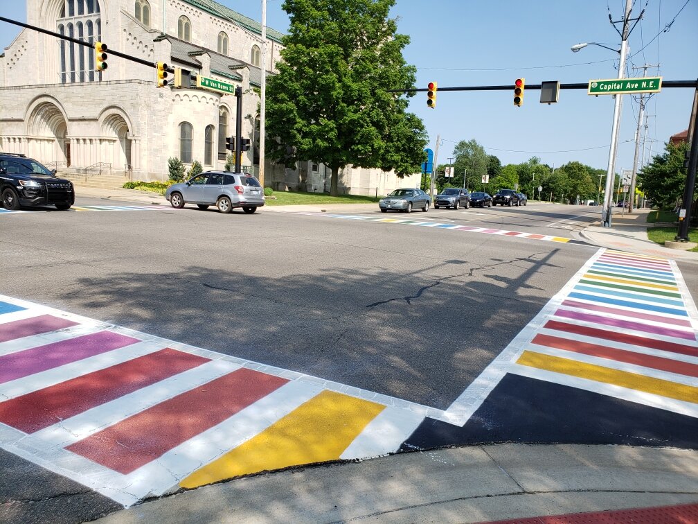 Supporters say rainbow crosswalks are a big deal for Battle Creek.