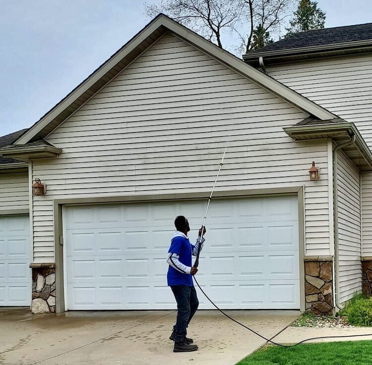 Pressure Power Washing, owned by Lavel Jackson, is one of 60 Kalamazoo-based business to receive $5,000 grants through the Kalamazoo Micro-Enterprise Grant Program.