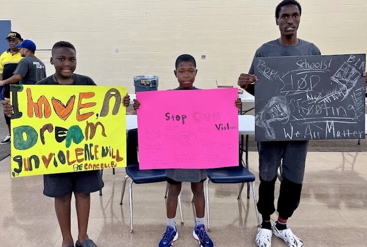 Young people ages 11-16 participate in events and lead anti-gun violence marches during Urban Alliance’s Life Camp