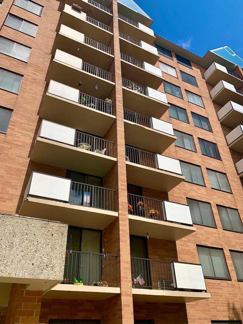 The Crosstown Parkway Apartments in Kalamazoo.