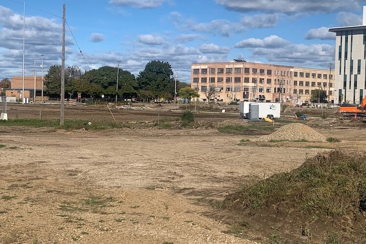 The Kalamazoo Event Center will use this four-block area south and east of Wesnedge Avenue and Kalamazoo Avenue.