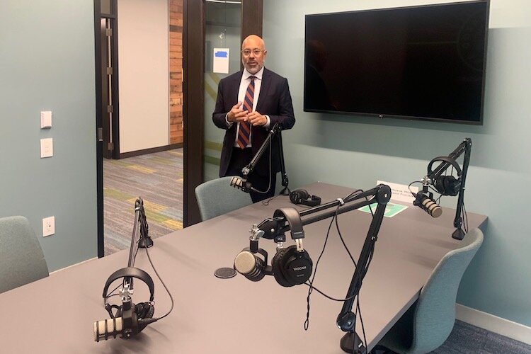 CEO Von Washington Jr. wants the downtown location of The Kalamazoo Promise to be welcoming for students.