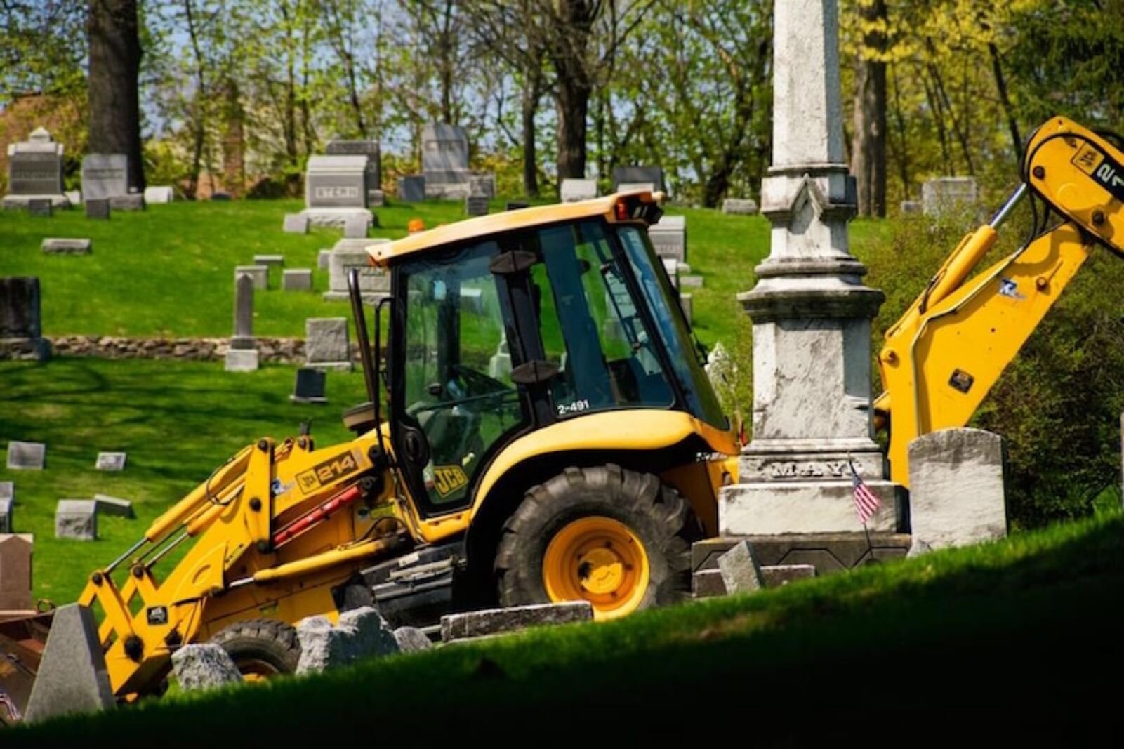 A grant from the Irving S. Gilmore Foundation is expected to help cover costs to repair roadways and storm infrastructure inside the cemetery as well as forestry work and structures that have deteriorated.