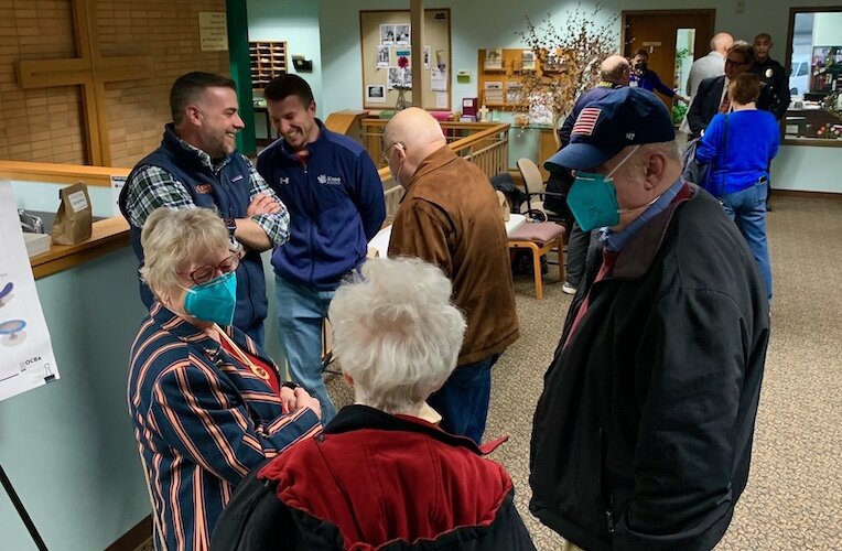 Milwood residents gathered on Tuesday evening (March 22, 2022) to greet new members of the Milwood Neighborhood Watch Association.