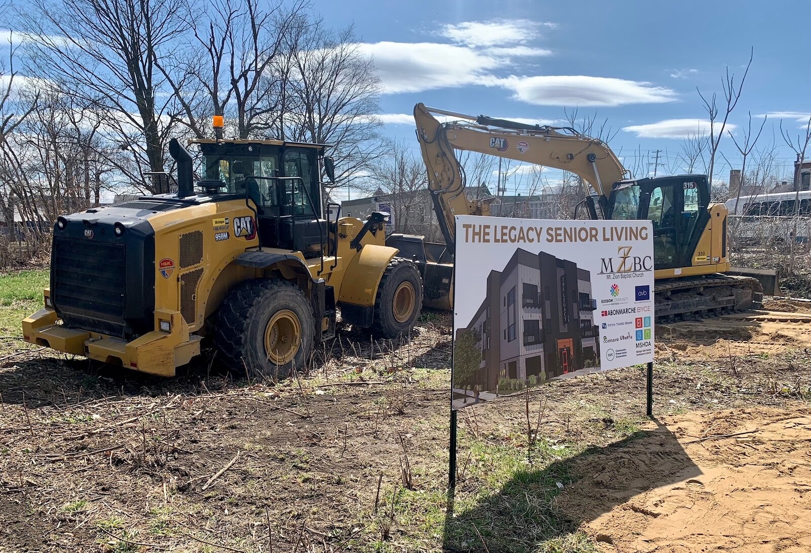 Mt. Zion's new Legacy Senior Living development is being built on land that Mt. Zion Baptis Church has acquired in the 100 block of east Frank Street (just east of Burdick Street) in Kalamazoo's Northside Neighborhood.