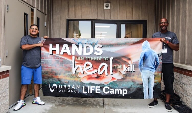 “Hands ar meant to heal not kill” is the motto of  Urban Alliance’s summer Life Camp for young people ages 11-16.