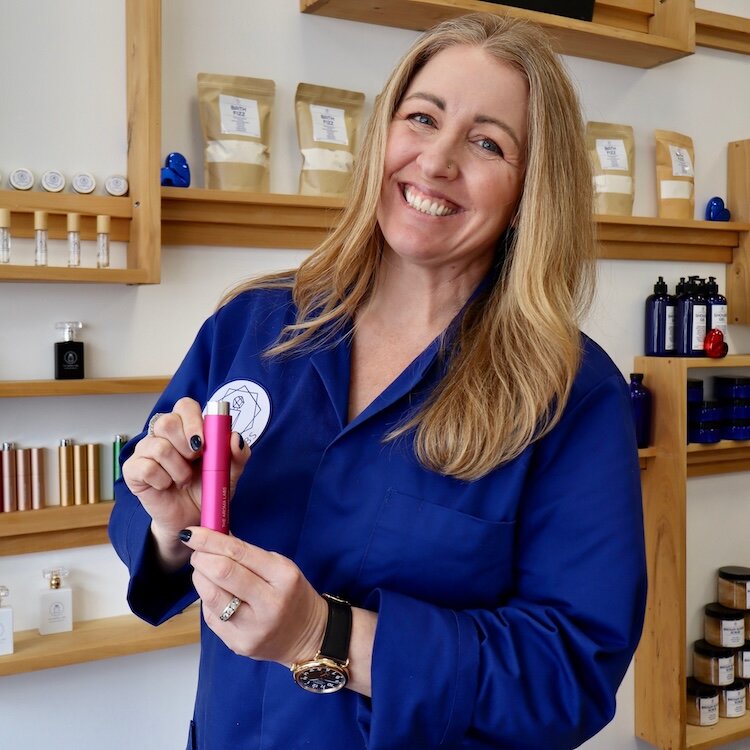 The Aroma Labs founder Tanya Thompson says, “Ultimately the whole thing is about connection – the connection that you can have with yourself about creating something very unique to you.”