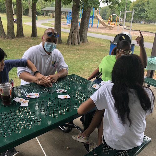 Friends With Disabilities enjoy an afternoon at Lakeview Park in Portage.