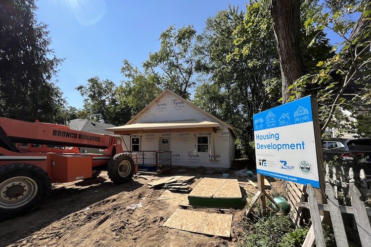 The latest build by Kalamazoo Attainable Homes Partnership on Lowden St. in Oakwood.