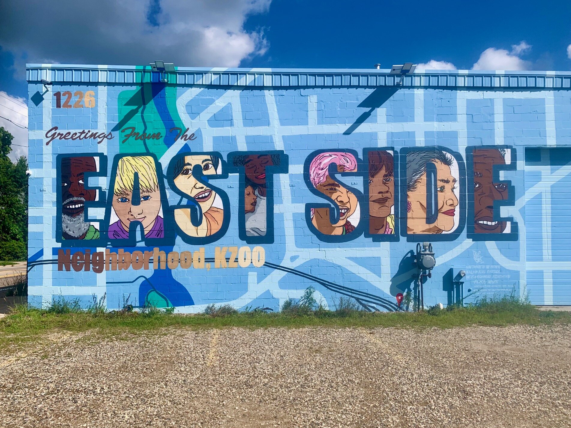 A building at 1226 E. Main St. is across from a redevelopment project and mark the southern gateway to Kalamazoo’s Eastside Neighborhood.