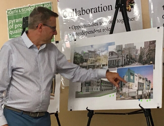 Steven Hassevoort, of InForm Architecture, says community residents seem to be leaning away from structures that look old and historic in favor of those with a more contemporary flair.