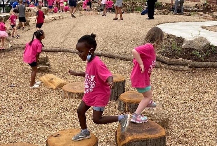 The Children's Nature Playscape is a place for children and families to "explore, grow, and restore" in Downtown Kalamazoo.