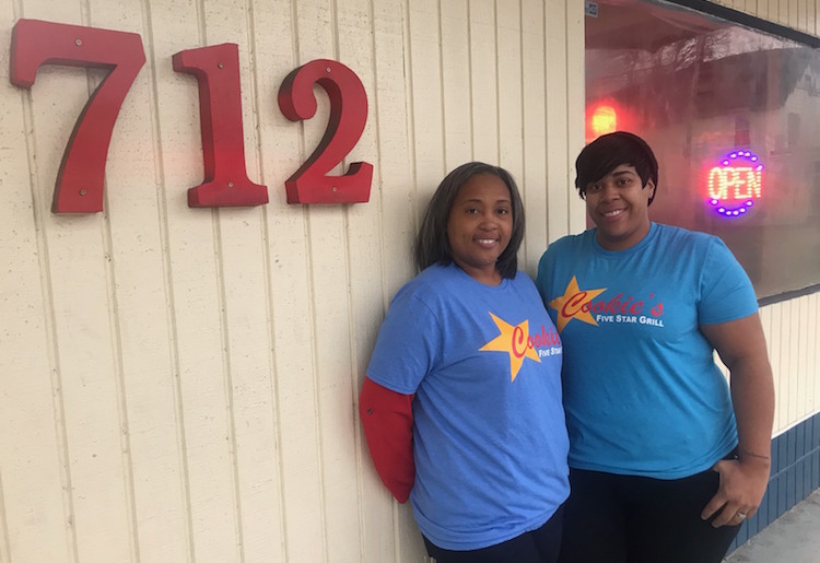 Co-owners Christen McKinney and wife Latasha McKinney keep it all in the family at Cookie’s Five Star Grill. 